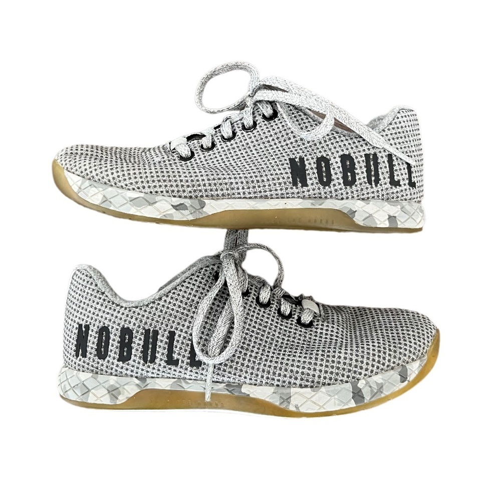NOBULL‎ Project Shoes Women's 6.5 Men's 5 Arctic Grey Heather Trainers Camo Sole